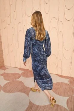 ULLA JOHNSON Thalia Dress - Marine 9 ULLA JOHNSON Thalia Dress - Marine -Ulla Johnson ULLA JOHNSON Thalia Dress MARINE RESHOOT 0106