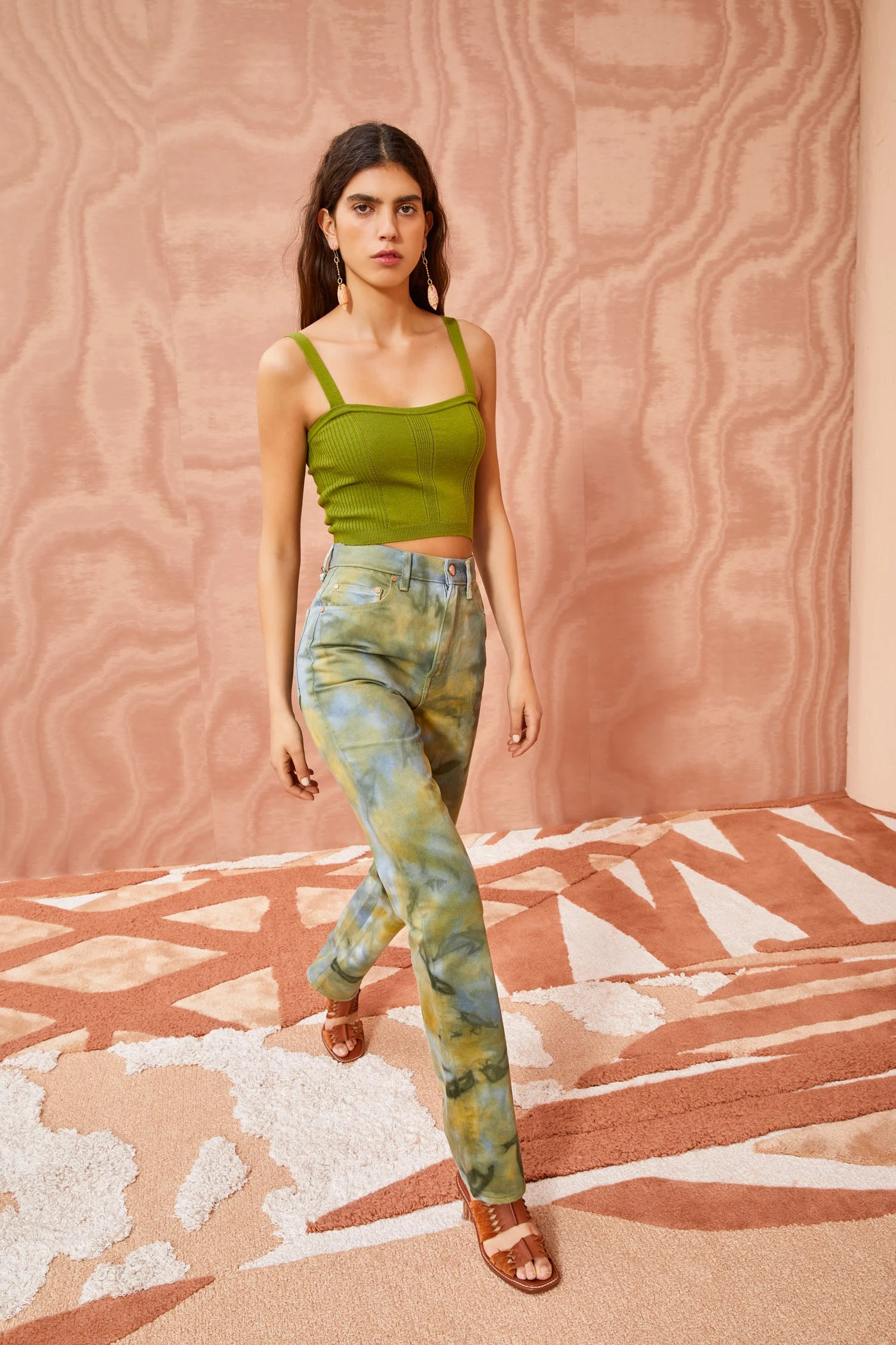 ULLA JOHNSON The Agnes Jean - Malachite Wash 1 ULLA JOHNSON The Agnes Jean - Malachite Wash