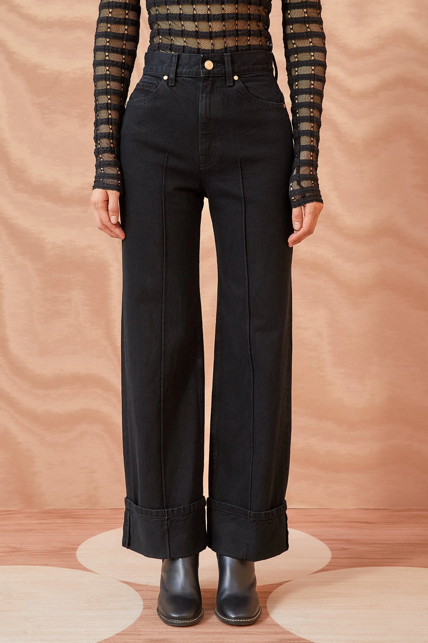 ULLA JOHNSON The Genevieve Jean - Noir Wash 2 ULLA JOHNSON The Genevieve Jean - Noir Wash - Image 2