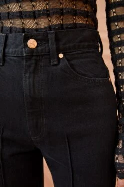 ULLA JOHNSON The Genevieve Jean - Noir Wash 8 ULLA JOHNSON The Genevieve Jean - Noir Wash -Ulla Johnson ULLA JOHNSON The Genevieve Jean NOIR WASH 04