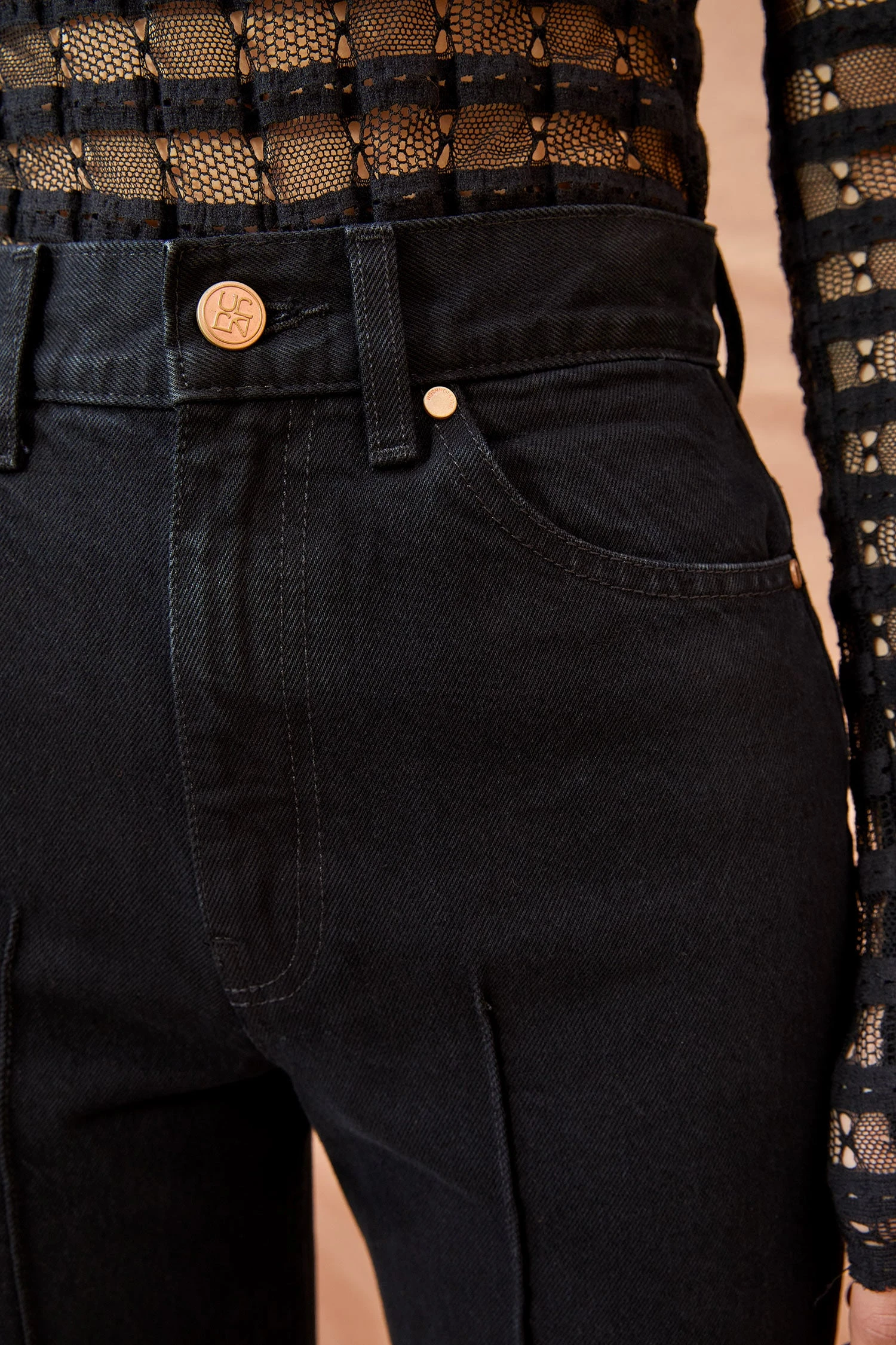 ULLA JOHNSON The Genevieve Jean - Noir Wash 4 ULLA JOHNSON The Genevieve Jean - Noir Wash - Image 4