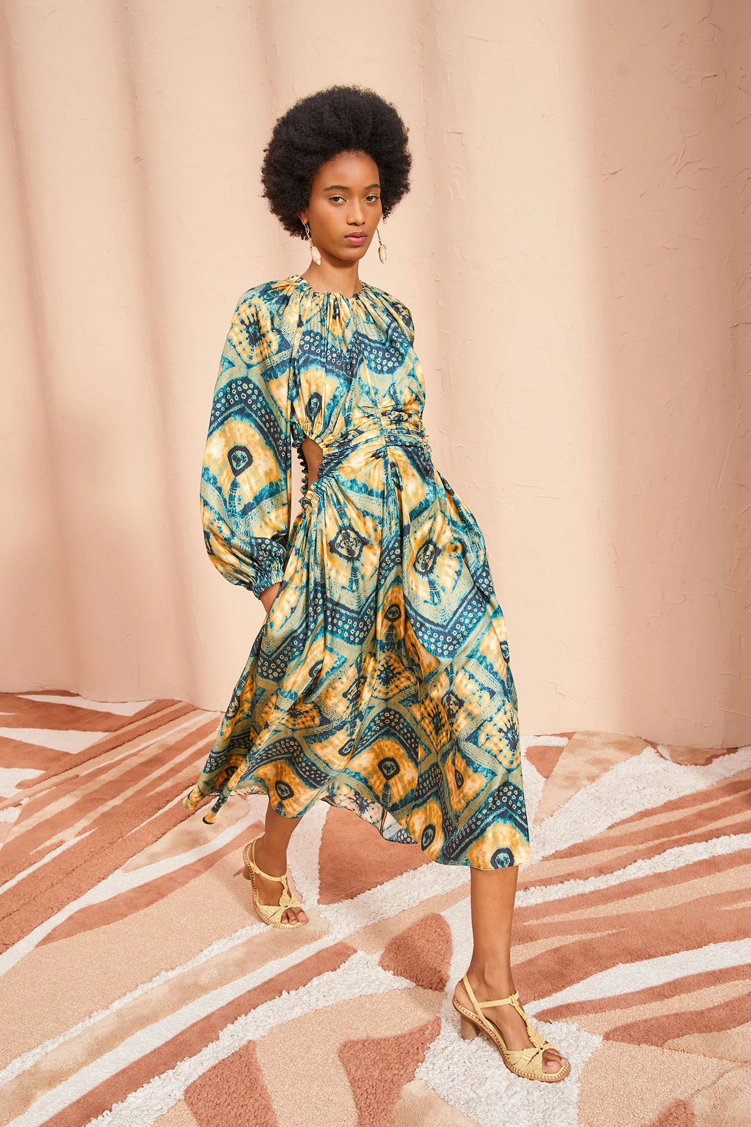 ULLA JOHNSON Penina Macrame Braided High Heel - Transparent Yellow 5 ULLA JOHNSON Penina Macrame Braided High Heel - Transparent Yellow - Image 5