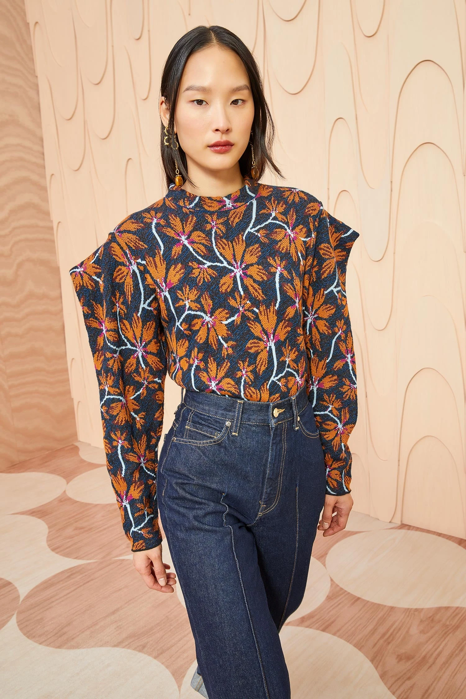 ULLA JOHNSON Twyla Pullover - Bellflower 1 ULLA JOHNSON Twyla Pullover - Bellflower