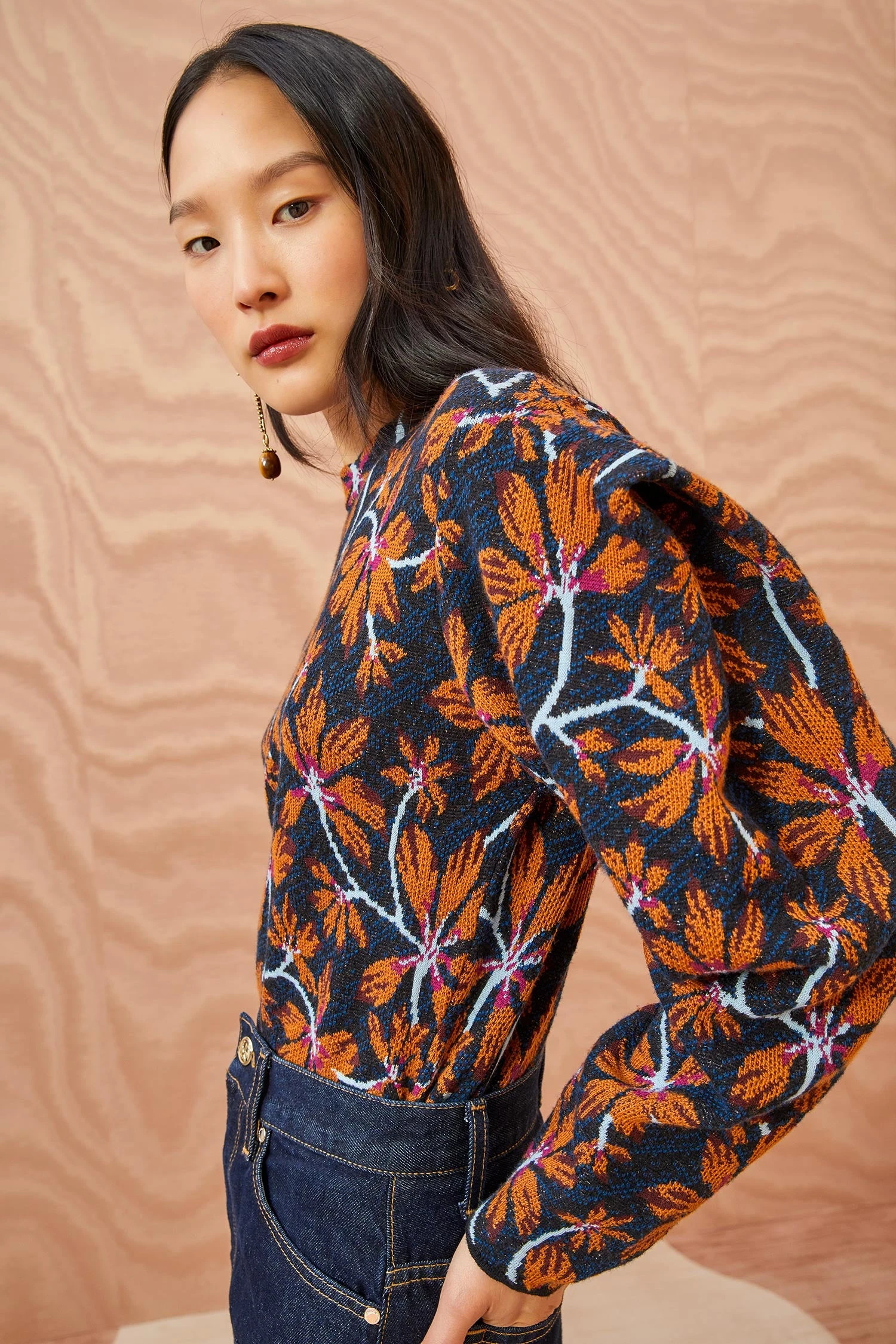 ULLA JOHNSON Twyla Pullover - Bellflower 3 ULLA JOHNSON Twyla Pullover - Bellflower - Image 3