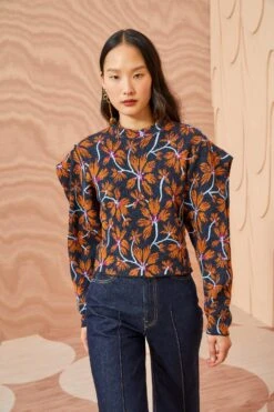 ULLA JOHNSON Twyla Pullover - Bellflower 9 ULLA JOHNSON Twyla Pullover - Bellflower -Ulla Johnson ULLA JOHNSON Twyla Pullover BELLFLOWER 05