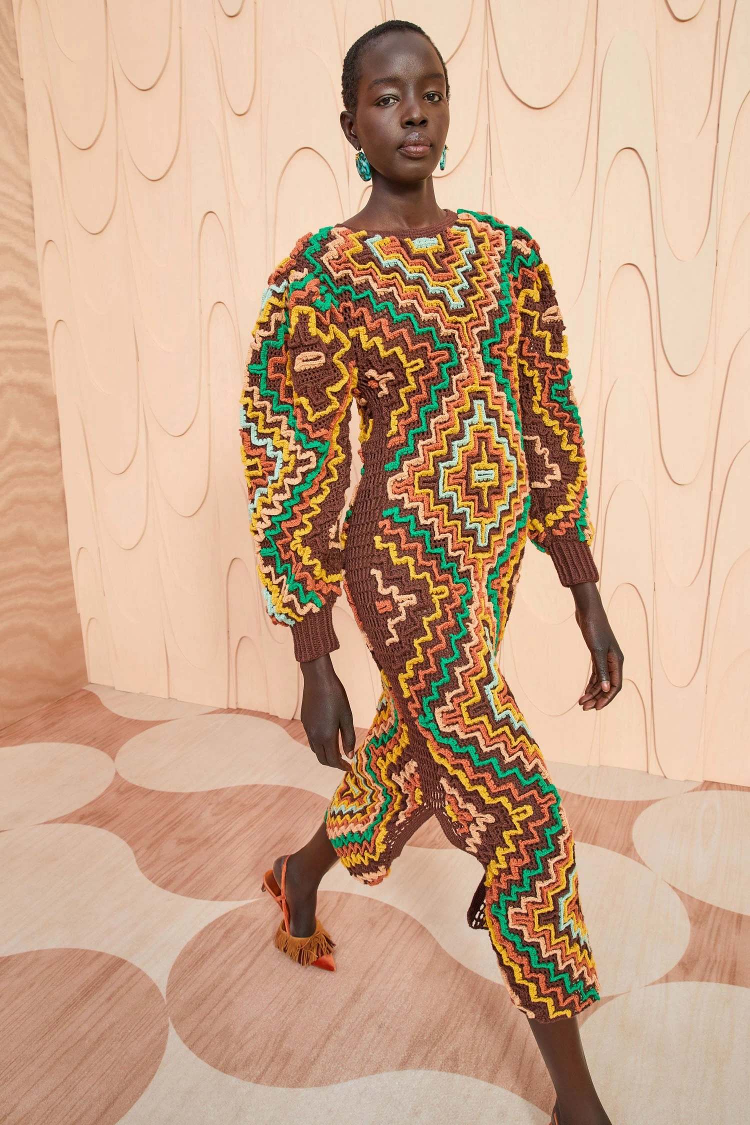 ULLA JOHNSON Vayda Dress - Fire Opal 1 ULLA JOHNSON Vayda Dress - Fire Opal