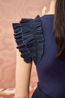 ULLA JOHNSON Virginia Dress - Midnight 8 ULLA JOHNSON Virginia Dress - Midnight -Ulla Johnson ULLA JOHNSON Virginia Dress MIDNIGHT 04