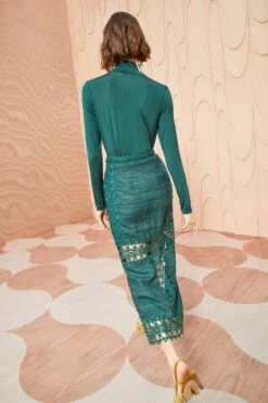 ULLA JOHNSON Yamini Skirt - Cypress -Ulla Johnson ULLA JOHNSON Yamini Skirt CYPRESS 0165