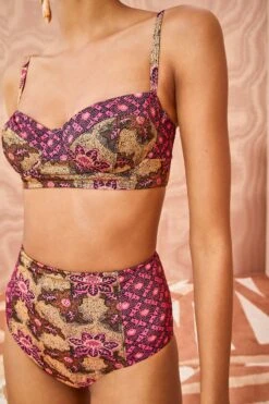 ULLA JOHNSON Zahara Bikini Top - Gladiola -Ulla Johnson ULLA JOHNSON Zahara Bikini TOP GLADIOLA 04