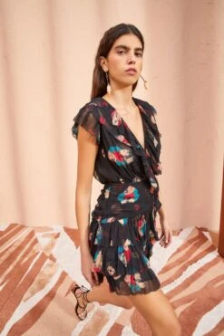 ULLA JOHNSON Zina Dress - Nocturne 7 ULLA JOHNSON Zina Dress - Nocturne -Ulla Johnson ULLA JOHNSON Zina Dress NOCTURNE 03