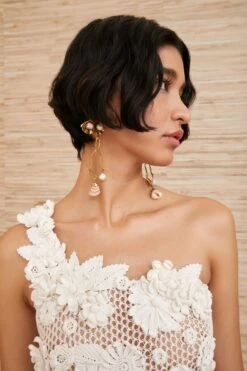 ULLA JOHNSON Sydel Dress - Ivory -Ulla Johnson ulla johnson sydel dress ivory SP220700 05